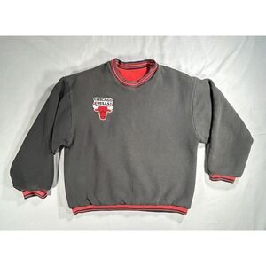 Vintage 90's Chicago Bulls‎ Reversible Sweatshirt men's large